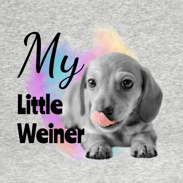 My Little Weiner Dachshund Puppy by tribbledesign